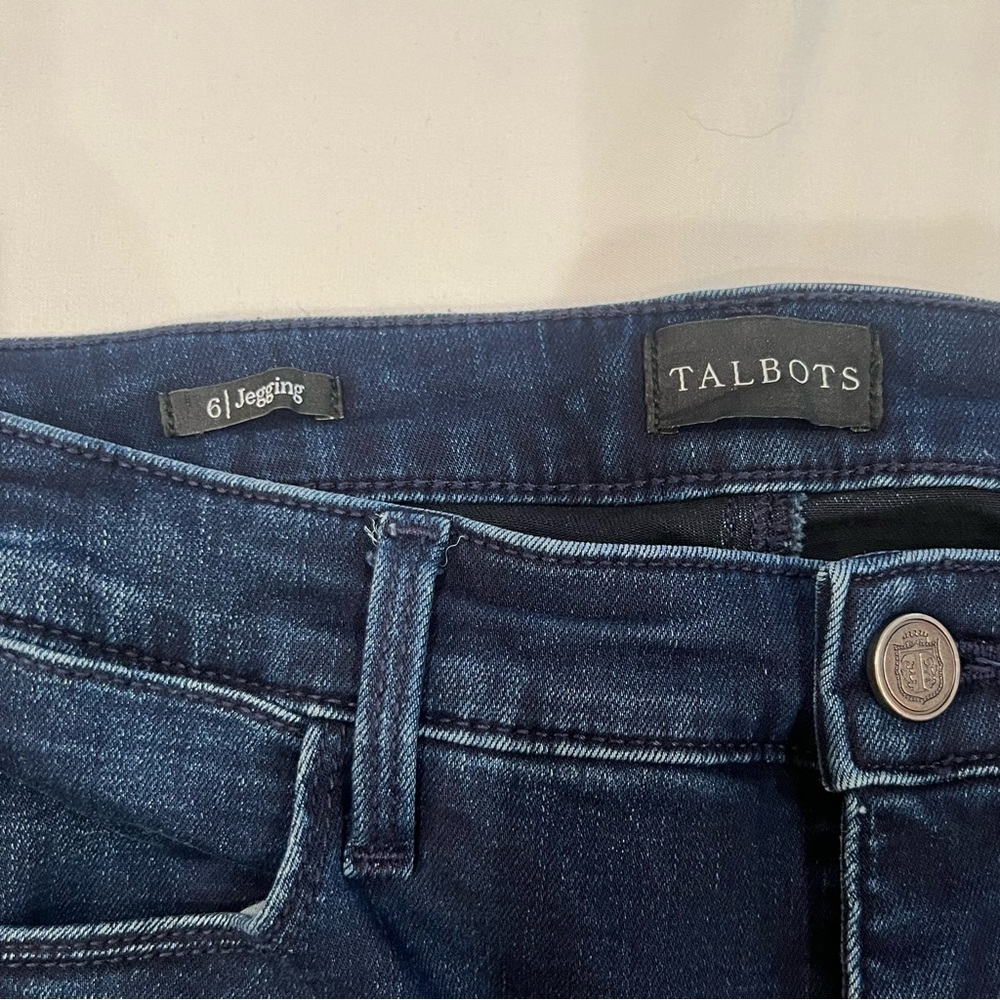 Talbots - Women’s Jeans - Dark Blue - Size 6 - Jeggings - Picture 9 of 10